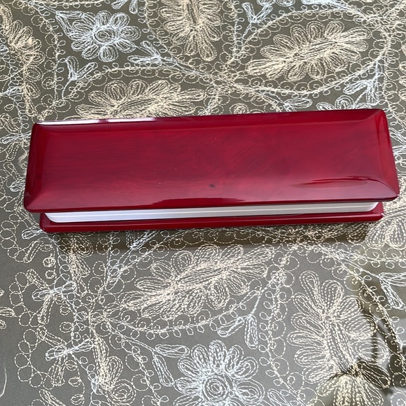 ❤️ De Passille-Sylvestre art enamel pendant, 16 inch chain, vintage, like new - Picture 5 of 12